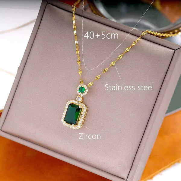 Royal Green Necklace Set