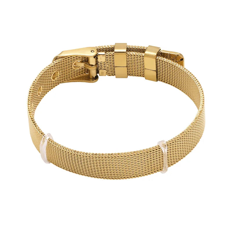 Stylish 18K Gold Plated Plating Letter Bracelets