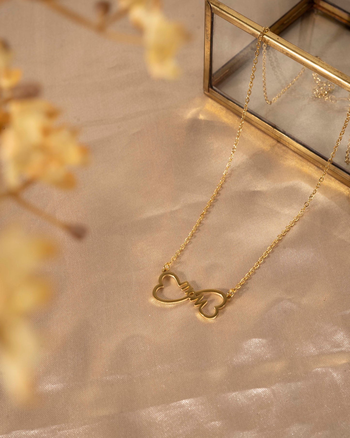 14k Gold plated MOM Necklace