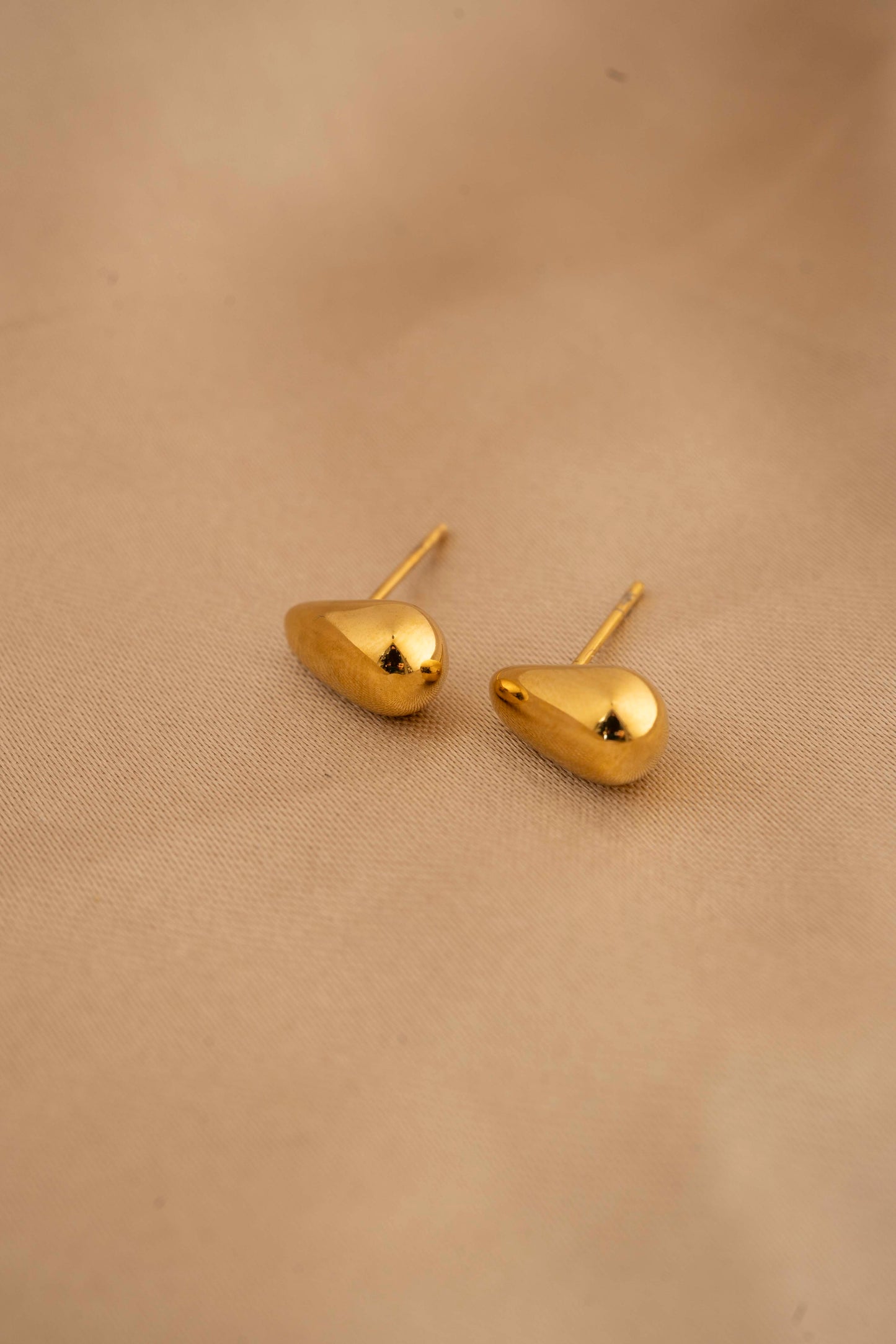 Small Modern Style Geometric Plating 304 8K Gold Plated Ear Studs