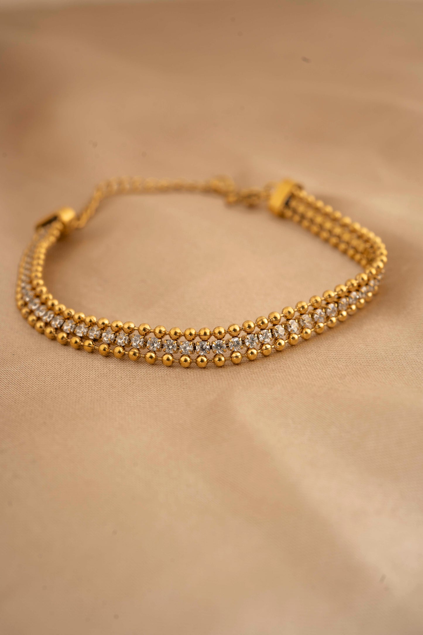 French Style Modern Style Solid Color 20 Zircon Bracelets In