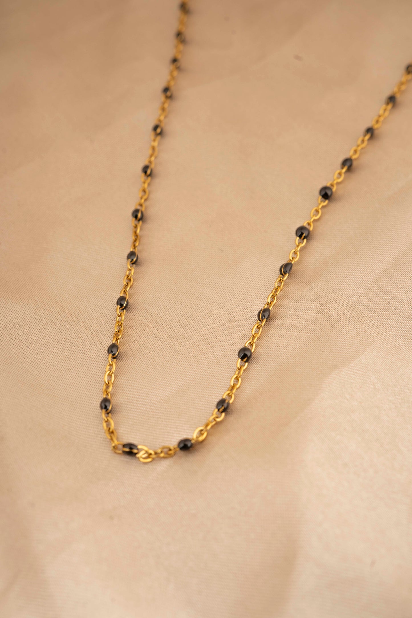 Indian Black Gold Plated Chain