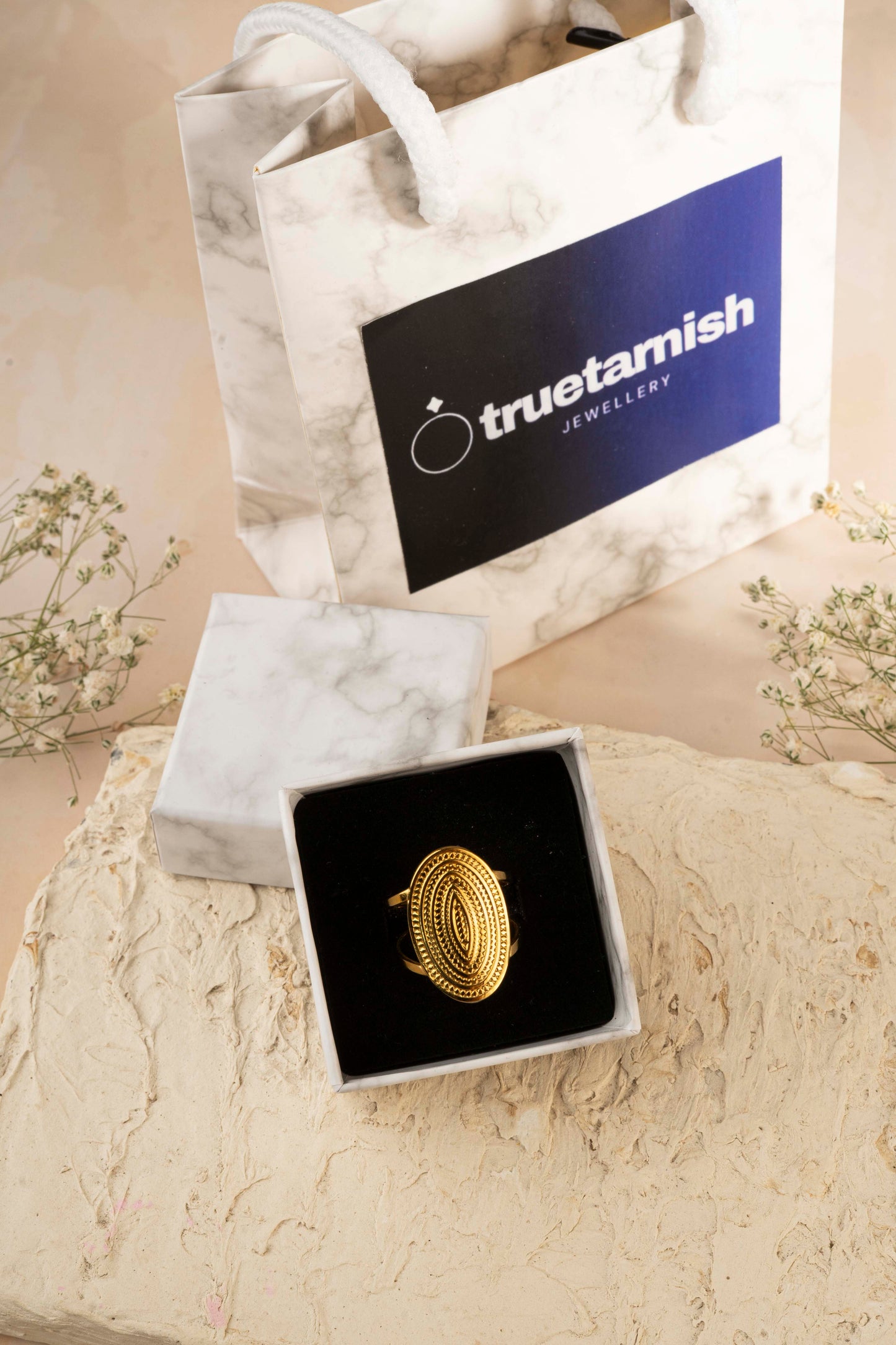 Classic style geometric leaf plating open rings
