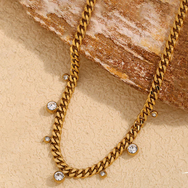Diamond Necklace, Ring and Earring combo