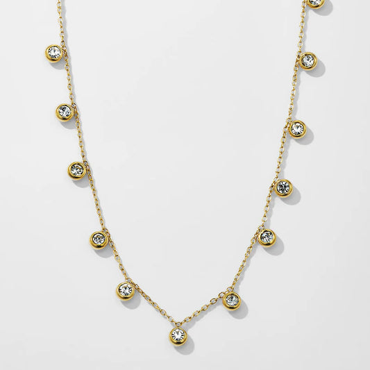 Truetarnish Diamonds Charms chain Necklace