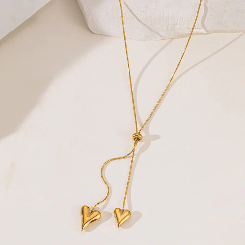 Truetarnish 2 Hearty Necklace