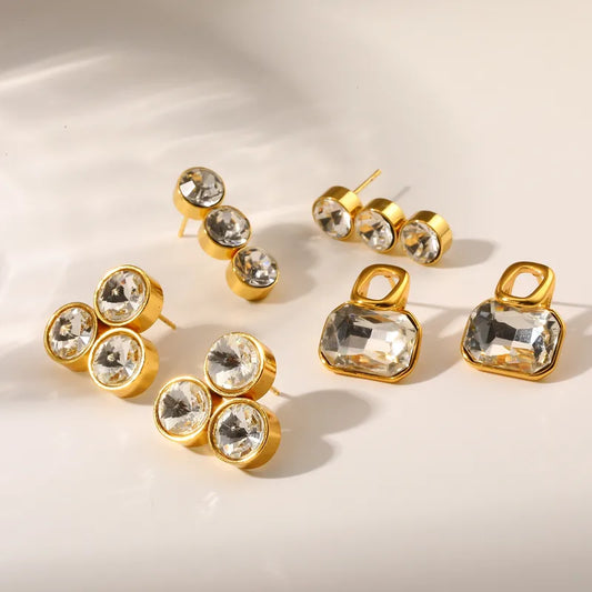 Bottoni Diamond Ear Studs