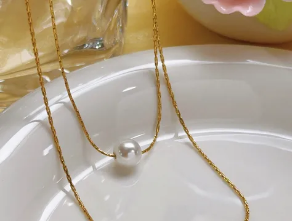 Double layer Pearl Necklace