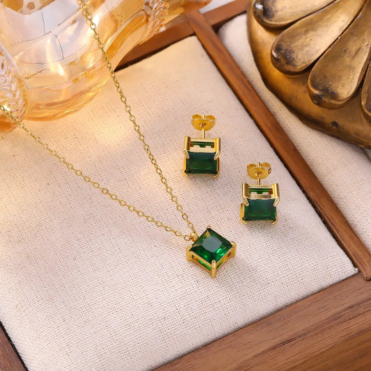 Combo Peacock Necklace set and Anti tarnish Bangle