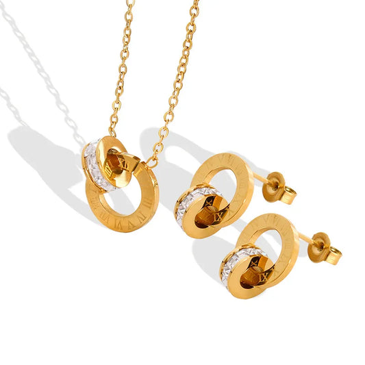 Combo Doce Necklace set and Anti tarnish Hand chain