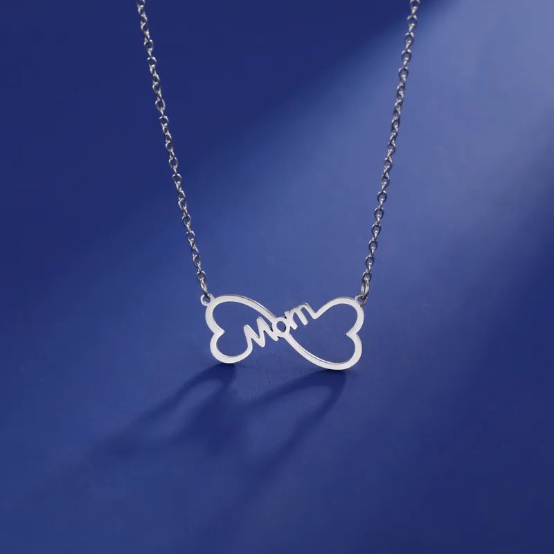 14k Silver plated MOM Necklace