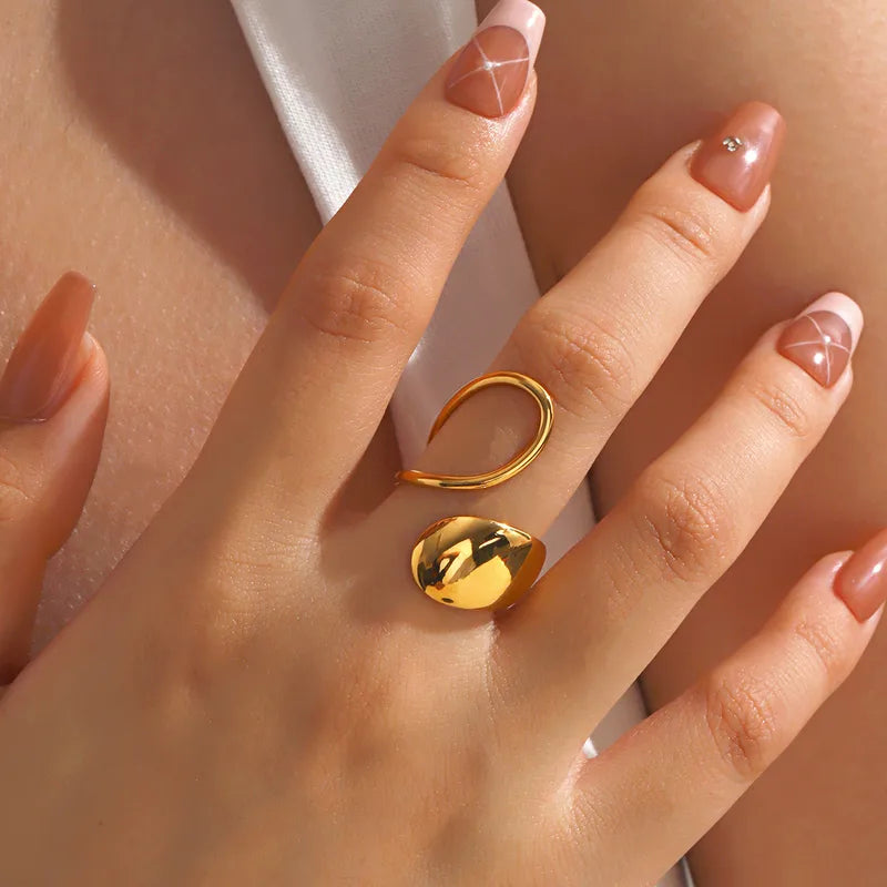 Office Wear Ring 18K Gold Plated