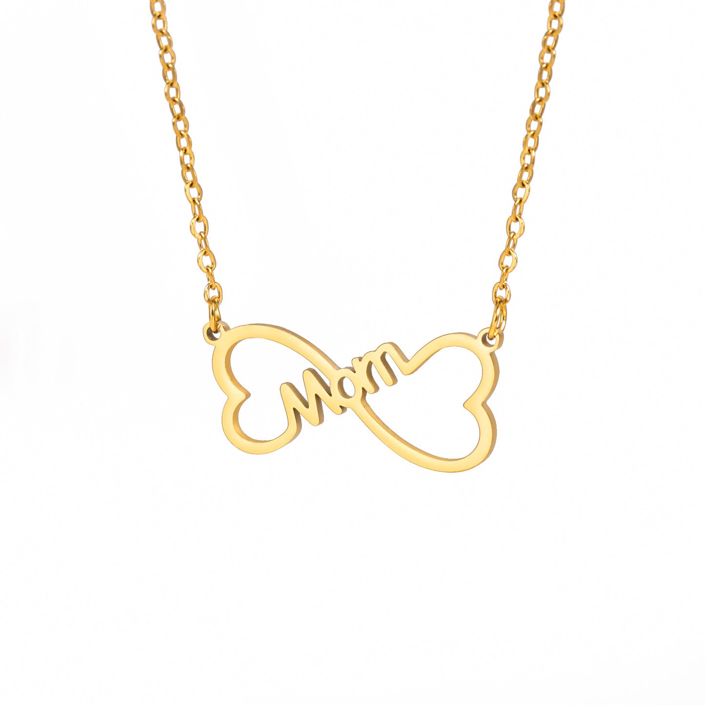 14k Gold plated MOM Necklace