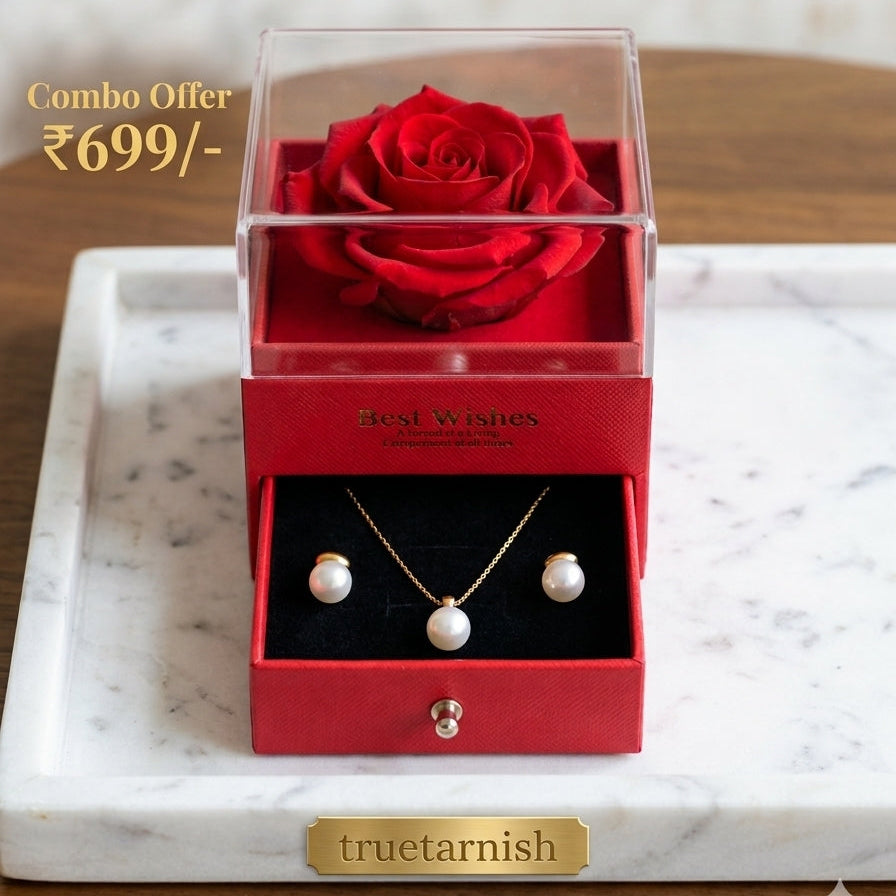 Pearl necklace set