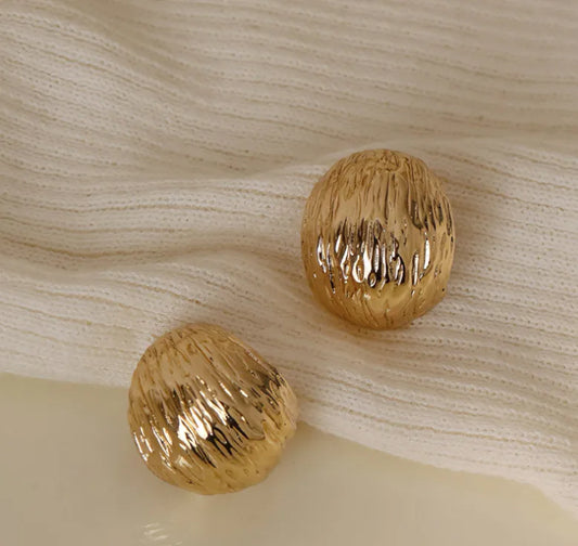 18K Gold Plated Ear Studs - Dr