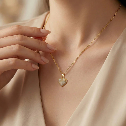 Dove Diamond Heart with Earring set