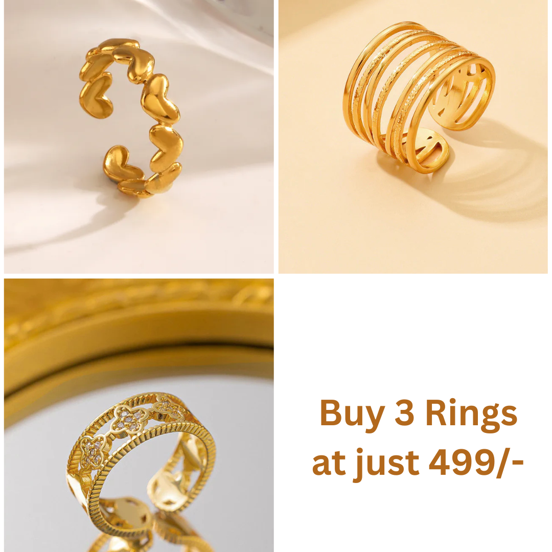 Sophistication Queen Offer Combo 3 Rings