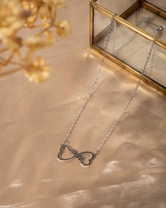 14k Silver plated MOM Necklace
