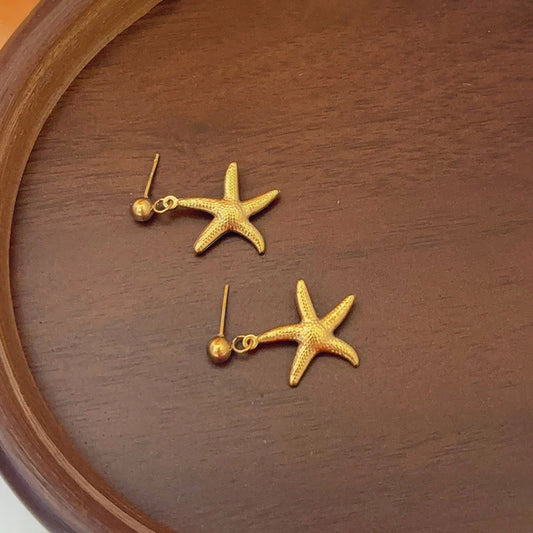 Star Fish & Pearl Beach Love Necklace Set
