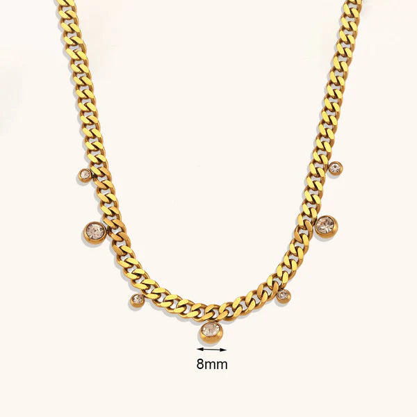 Doomy Dale Diamond Necklace & Bracelet Set