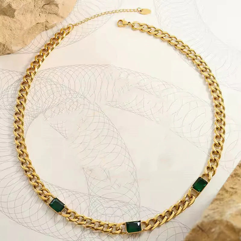 Bossy volume Necklace and Bracelete Set