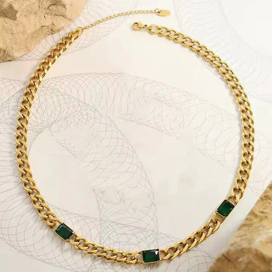 Bossy volume Necklace and Bracelete Set