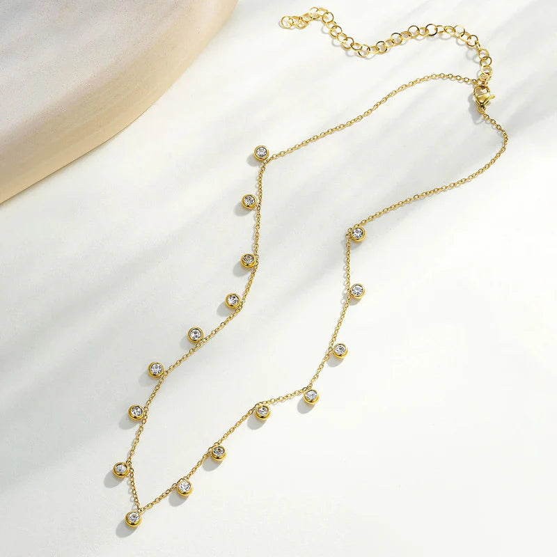 Truetarnish Diamonds Charms chain Necklace