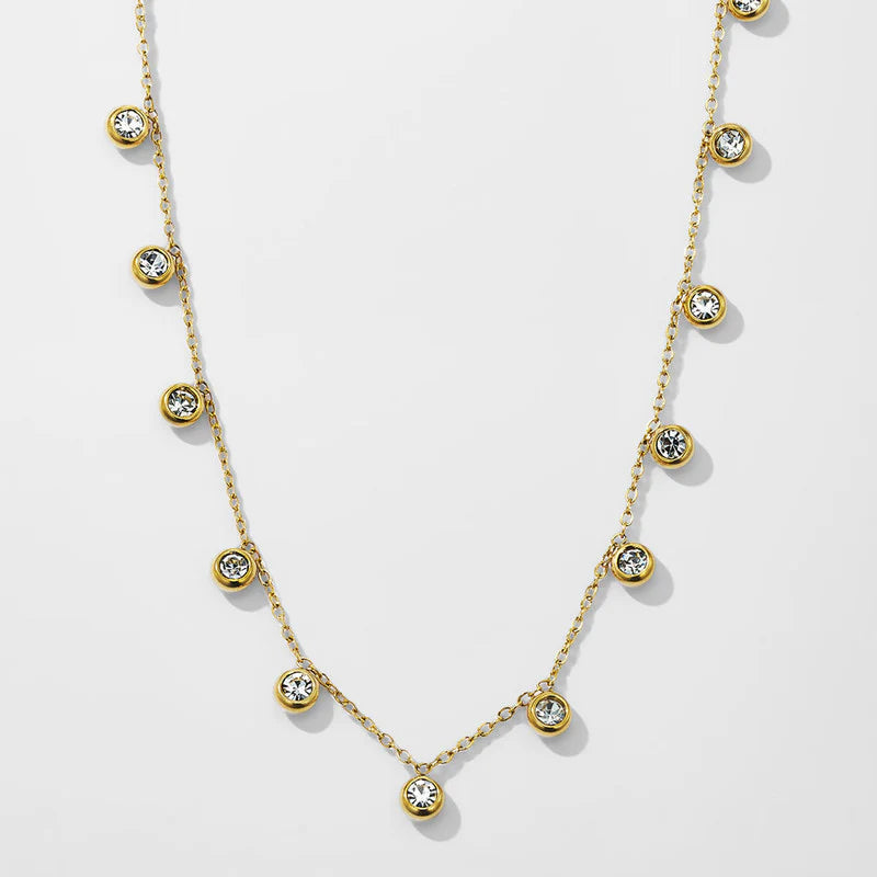 Truetarnish Diamonds Charms chain Necklace