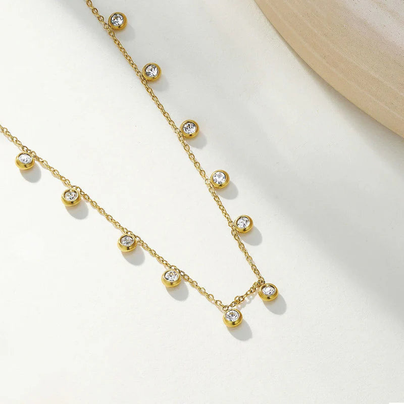 Truetarnish Diamonds Charms chain Necklace