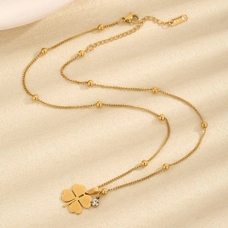 Truetarnish Clover Necklace Set