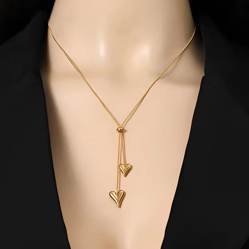 Truetarnish 2 Hearty Necklace