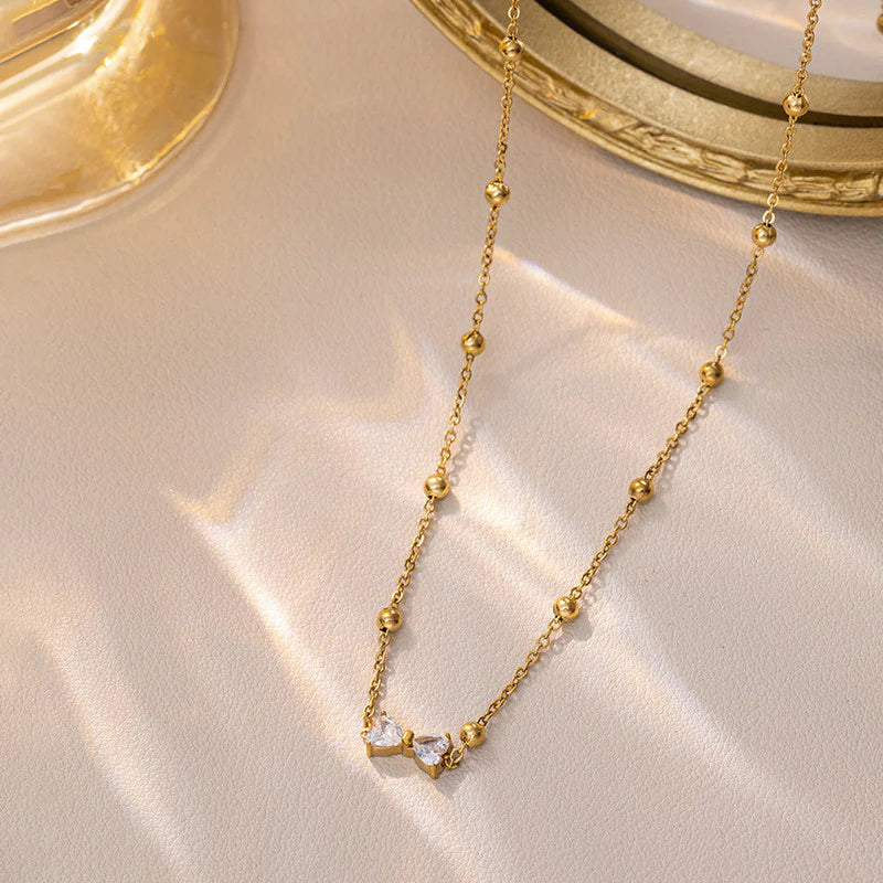 Mini Bow Office Necklace