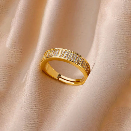 Diamond Necklace and Bracelet with Ring Combo