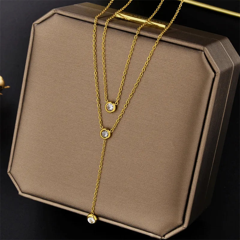 Double Dimmy Layered necklace