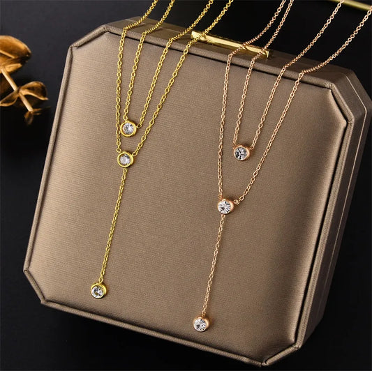 Double Dimmy Layered necklace
