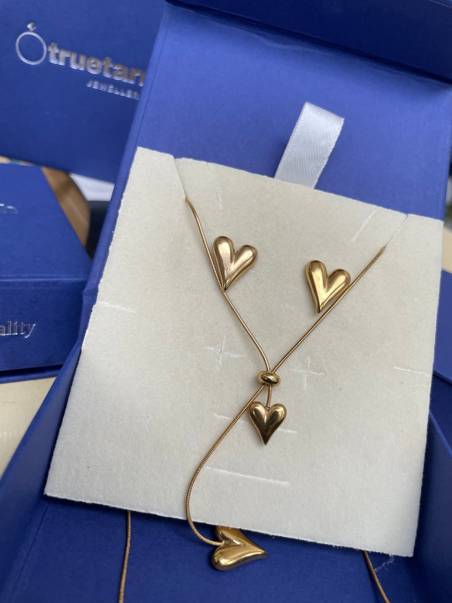 Truetarnish 2 Hearty Necklace
