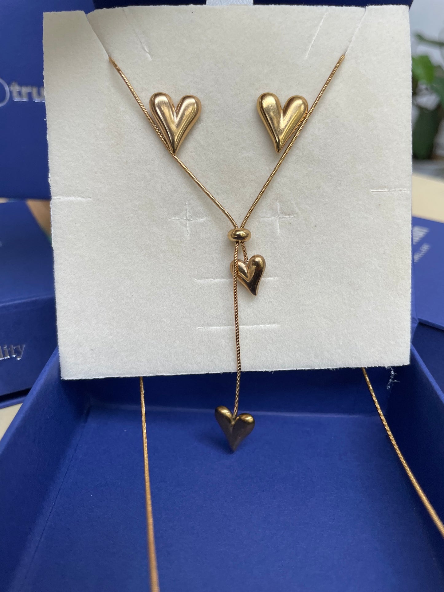 Truetarnish 2 Hearty Necklace