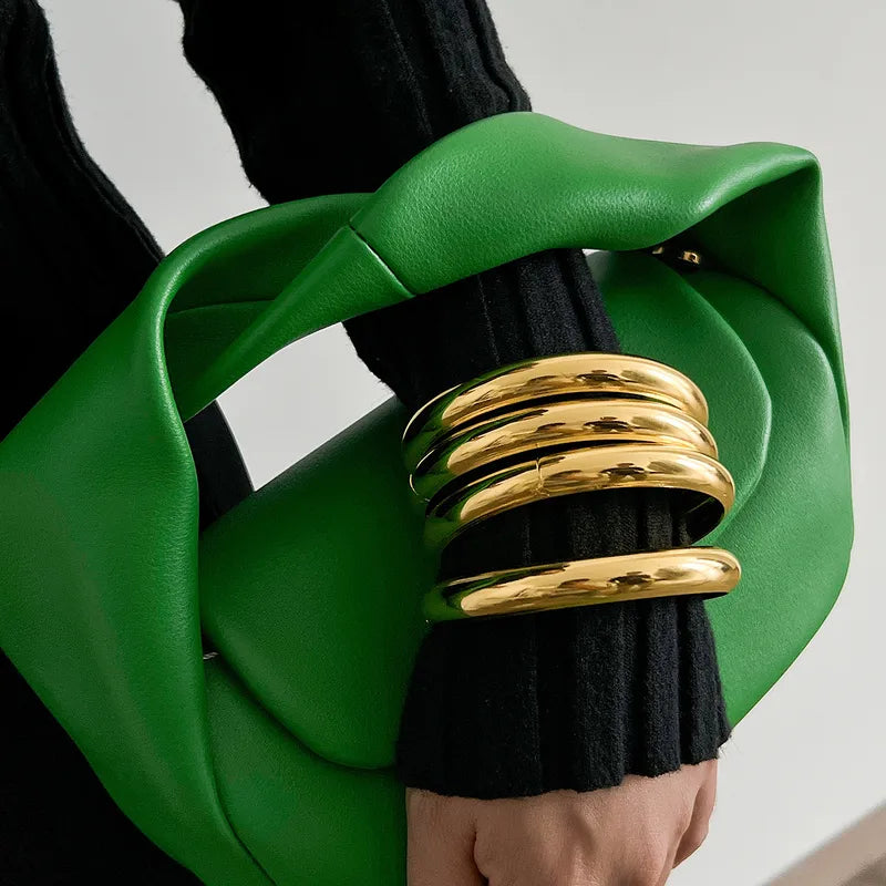 Gold Cuffs Retro Geometric Alloy Bangles New