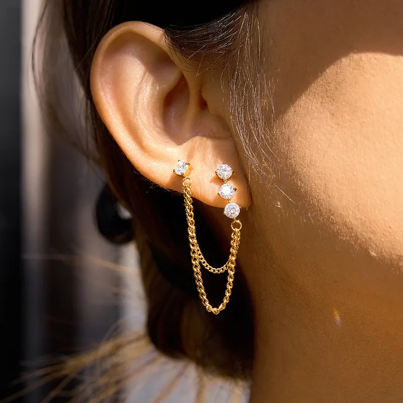 Glam & Class Chain Ear Cuff Earrings