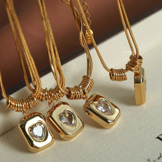 Vintage Shimmy Diamond Necklace