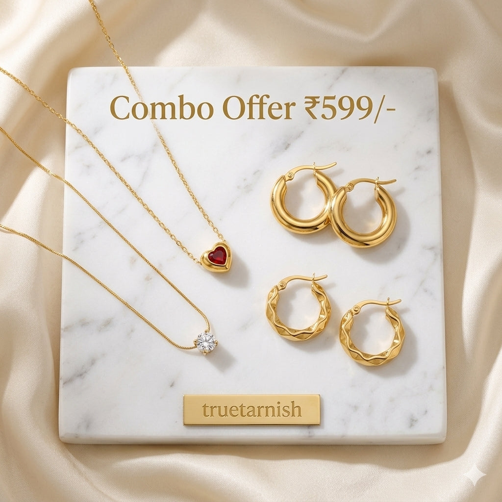 Minimalist Office 2 sets of Necklace and Earrings