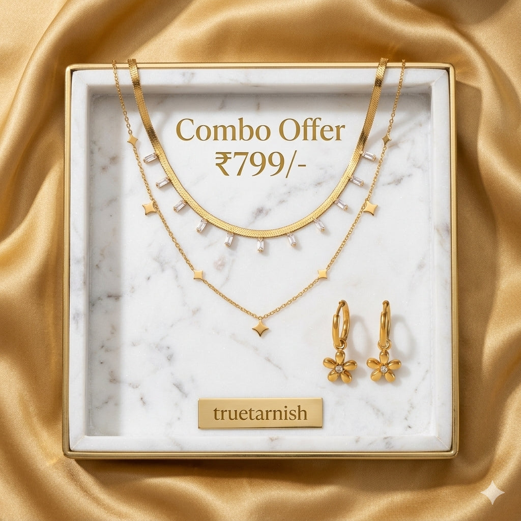 Minimalist Office 2 sets of Necklace and Earring